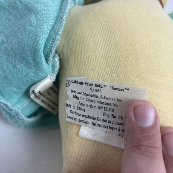 Cabbage Patch Kids Doll Frisky Cat Koosas 1983 Coleco Brown Eyes With Collar - Picture 5 of 9